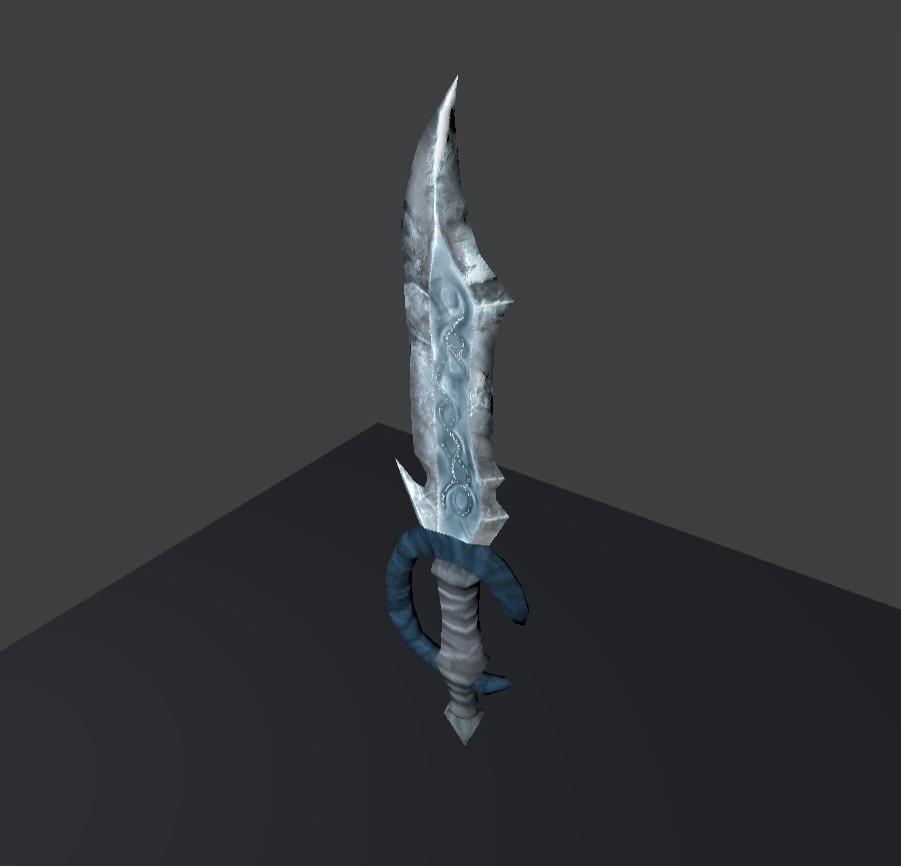 Ice Sword (Low poly) preview image 1